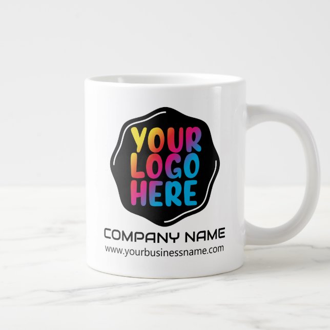 Personalized Company Business Promotional Logo Giant Coffee Mug (Right)