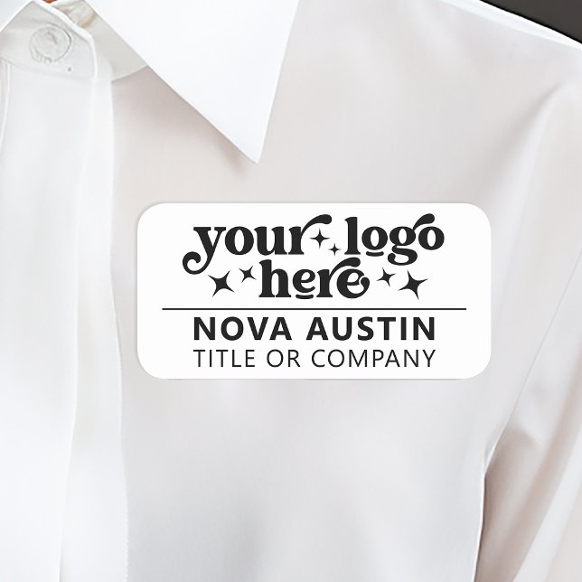 Personalized Company Employee Name Tag With Logo (Creator Uploaded)