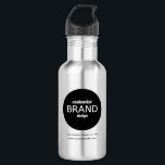 Personalized Company Logo 18 oz Water Bottle<br><div class="desc">Feel free to personalize and customize this 18 oz Logo Water Bottle . Edit options are available.</div>