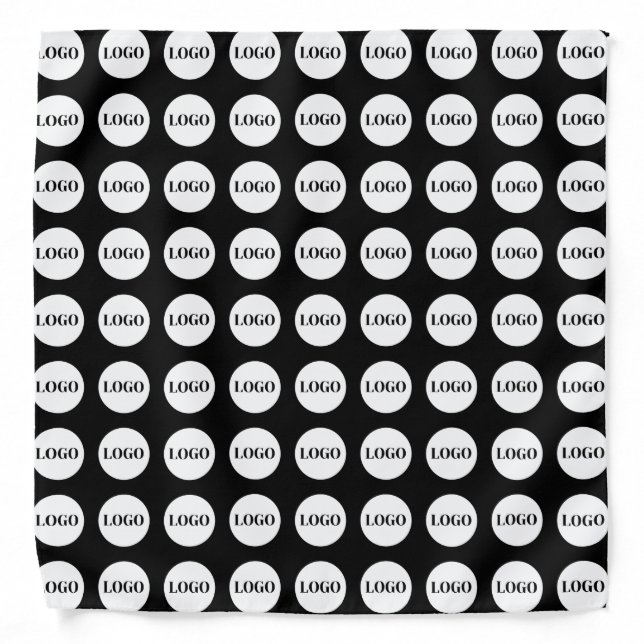 Personalized Company Logo Bandana – Add Your Photo (Front)