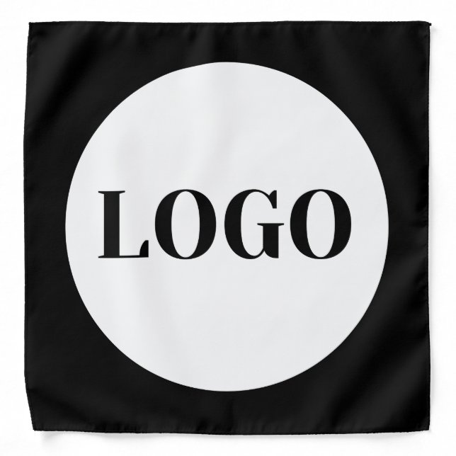 Personalized Company Logo Bandana – Add Your Photo (Front)