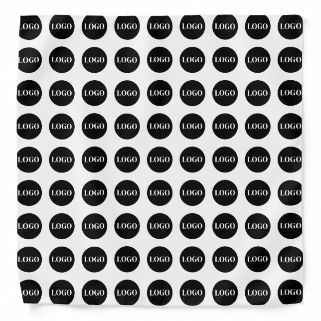 Personalized Company Logo Bandana – Add Your Photo (Front)