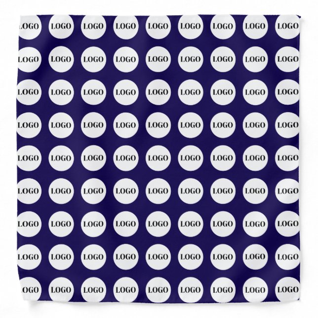 Personalized Company Logo Bandana – Add Your Photo (Front)