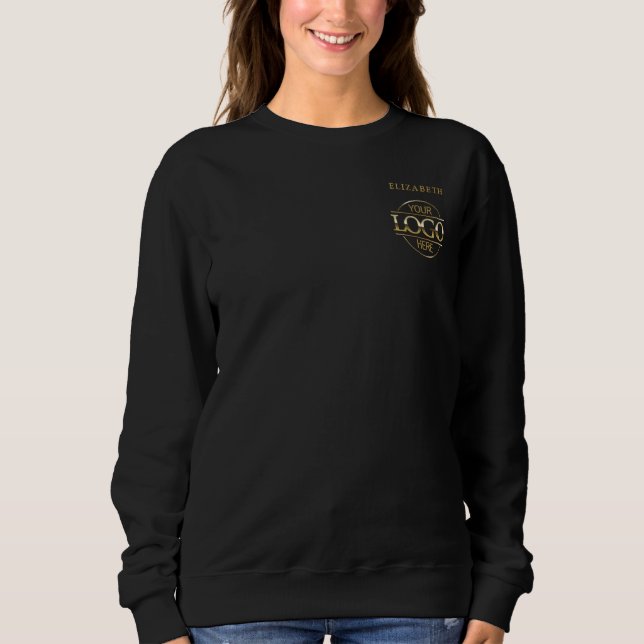 Personalized Company Logo Branded Staff Uniforms Sweatshirt (Front)