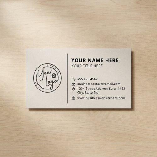 Personalized Company Logo Business Card