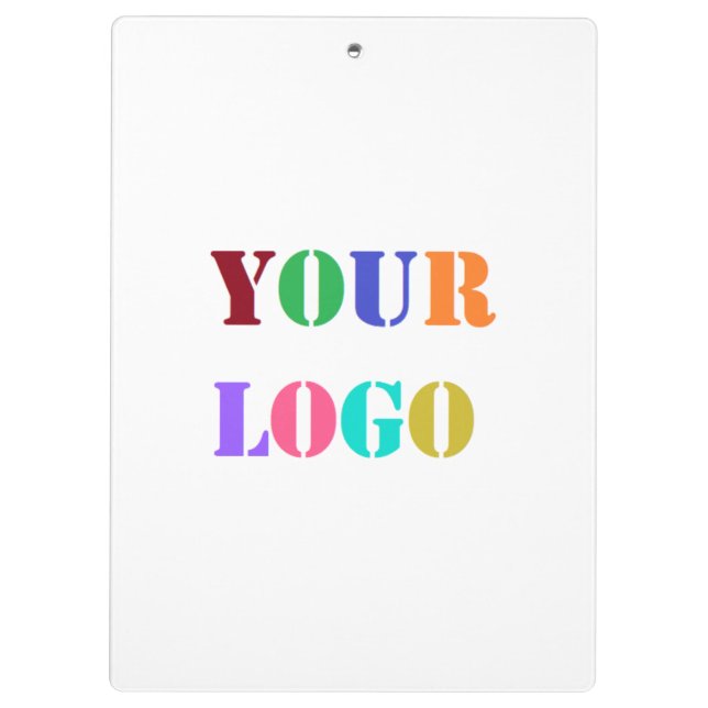 Personalized Company Logo Business Clipboard (Back)