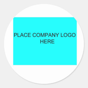 Personalized Company Logo Classic Round Sticker