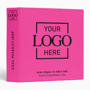 Personalized Company Logo Corporate Records Office 3 Ring Binder