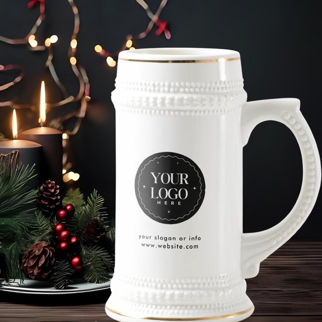 Personalized Company Logo | Custom Business Gift Beer Stein (Creator Uploaded)