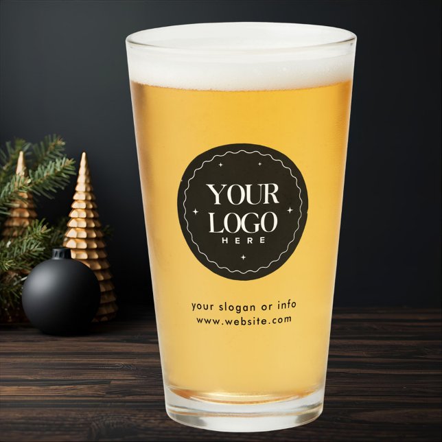 Personalized Company Logo | Custom Business Gift Glass (Creator Uploaded)