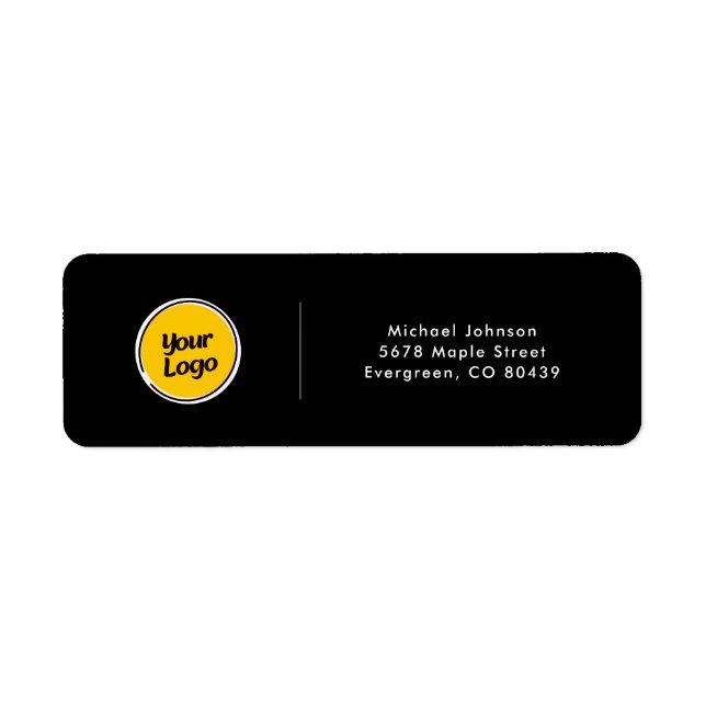 Personalized Company Logo | Custom Business Label (Front)