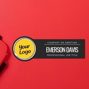 Personalized Company Logo   Custom Business Name Tag