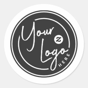Personalized Company Logo Design Classic Round Sticker