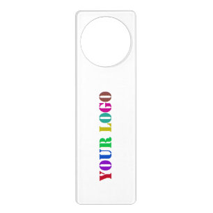 Personalized Company Logo Door Hanger Template