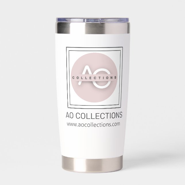 Personalized Company Logo Insulated Tumbler (Back)