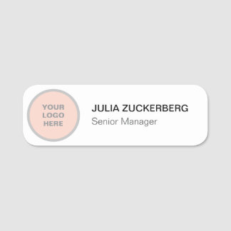 Personalized Company Logo Name Tags