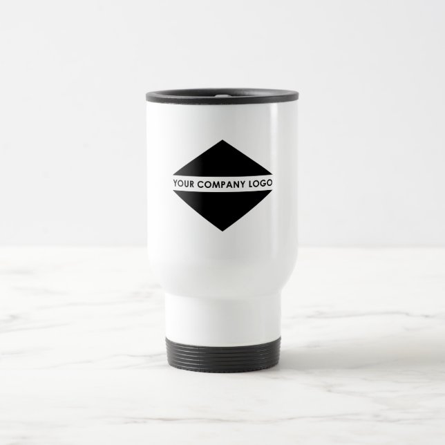 Personalized Company Logo Travel Mug (Center)