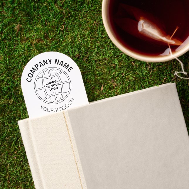 PERSONALIZED COMPANY LOGO WEB ADDRESS BOOKMARKS (Closed Book)