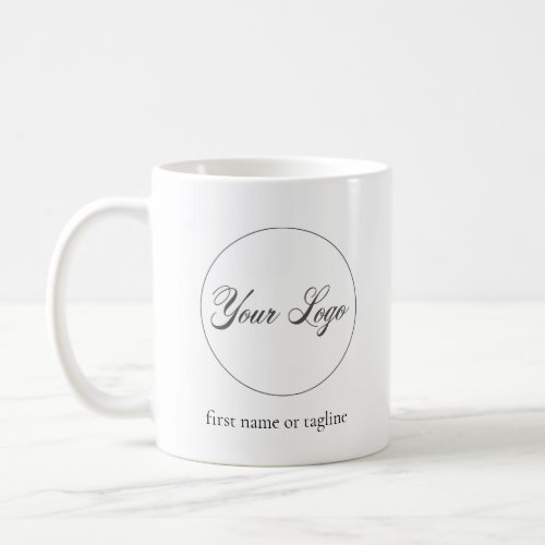 Personalized Company Logo With Custom Text  Coffee Mug