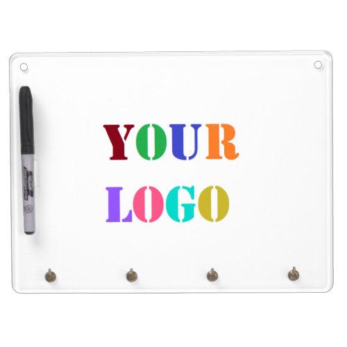 Personalized Company Logo Your Business Office Dry Erase Board With Keychain Holder