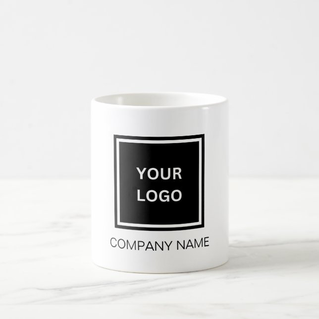 Personalized company name and logo coffee mug (Center)