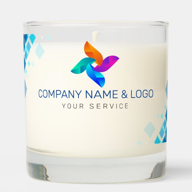 Personalized Company Name And Logo Party Gift Scented Candle (Front)