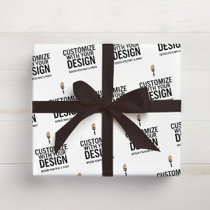 Personalized Company Small Business Custom Wrapping Paper