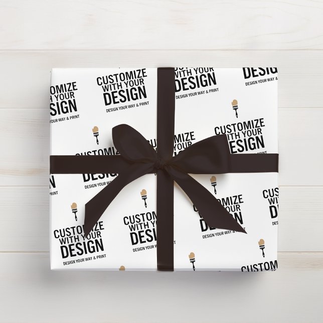 Personalized Company Small Business Custom Wrapping Paper (Creator Uploaded)