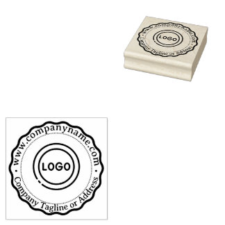 Personalized Company Website & Address Rubber Stamp