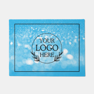Personalized Company Welcome Mat with  Logo Here