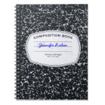 Personalized Composition Style Notebook at Zazzle