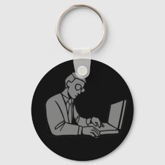 Personalized Computer Care Keychain
