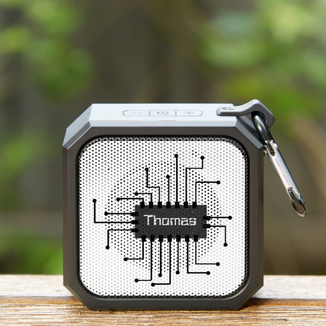 Personalized Computer IC Chip Image Bluetooth Speaker (Insitu(Outdoor))