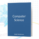 Personalized Computer Science Mastery Pocket Folder<br><div class="desc">Effortlessly sort your materials in this navy blue folder. Tailor it with your name for a personal touch. Ideal for storing notes,  assignments,  and coding projects. Elevate your computer science journey with organized success.</div>