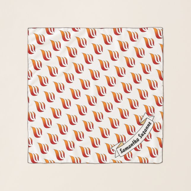 Personalized Confirmation or Pentecost Scarf (Front)