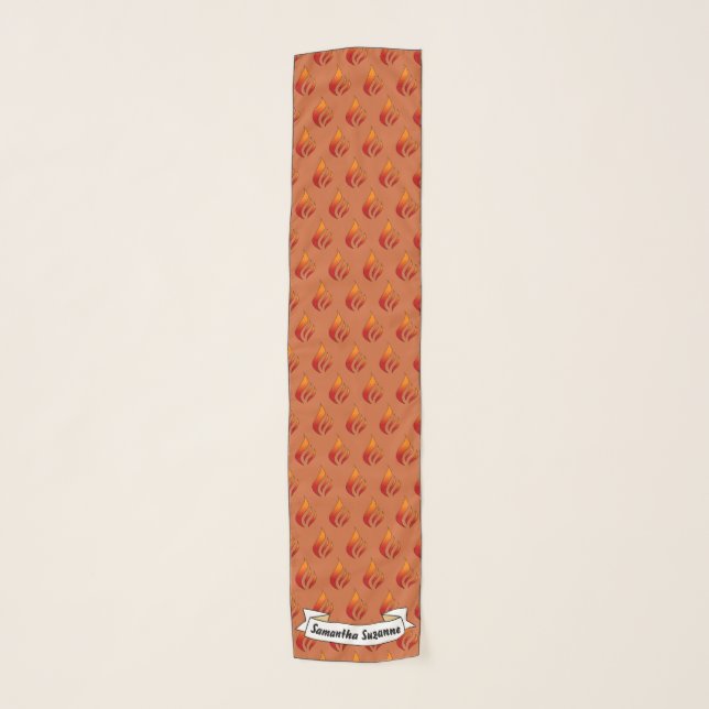 Personalized Confirmation or Pentecost Scarf (Front)