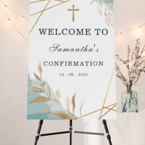 Personalized  Confirmation Welcome Sign