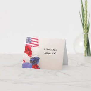 Personalized Congrats on Becoming USA Citizen Card