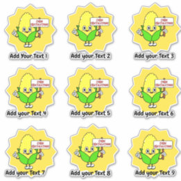 Personalized Congratulation Teacher Reward Sticker
