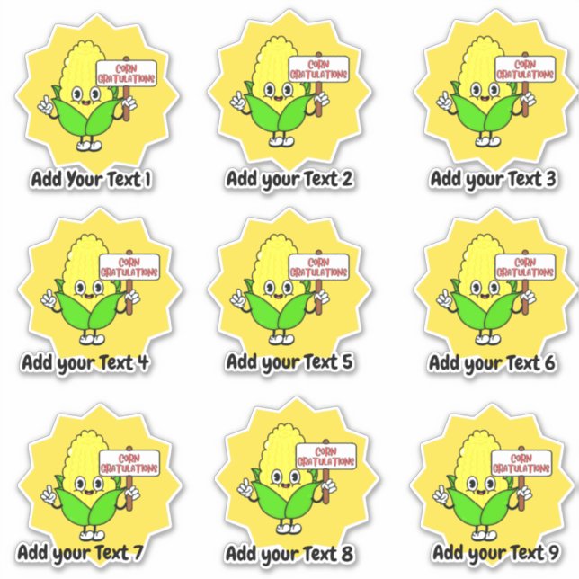 Personalized Congratulation Teacher Reward Sticker (Front)