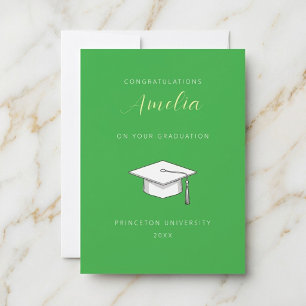 Personalized congratulations graduation card