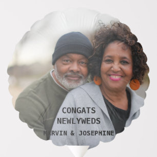 Personalized Congratulations on Your Wedding Balloon