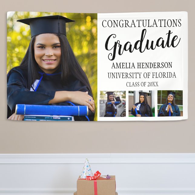 Personalized Congratulations Photo Graduation  Ban Banner (Creator Uploaded)