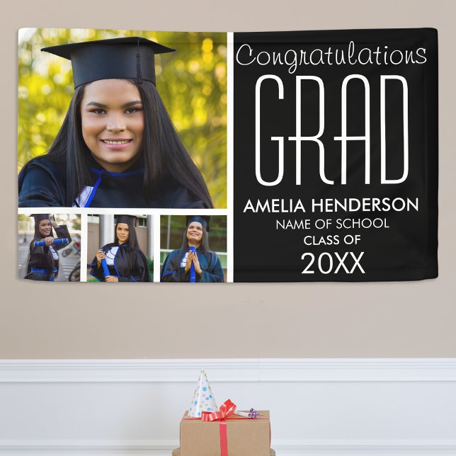 Personalized Congratulations Photo Graduation Bann Banner (Creator Uploaded)