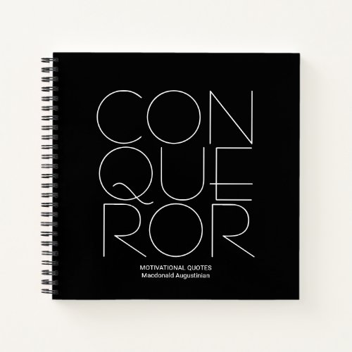 Personalized CONQUEROR Prayer Journal