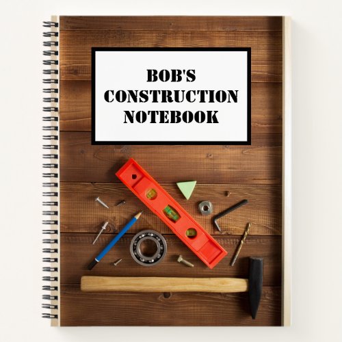 Personalized Construction Notebook