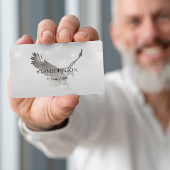 Personalized Consulting Eagle Business Cart Business Card by luxury_luxury at Zazzle