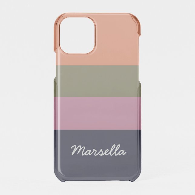 Personalized Contemporary Candy Bar Hoop Uncommon iPhone Case (Back)