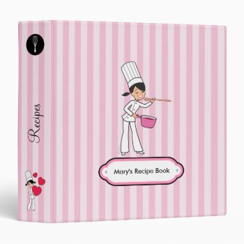Personalized Cook Recipe Binder Organizer by ShopDesigns at Zazzle