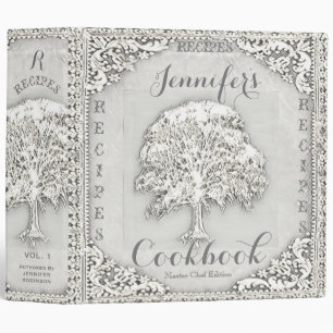 Personalized Cookbook for Recipes 3 Ring Binder
